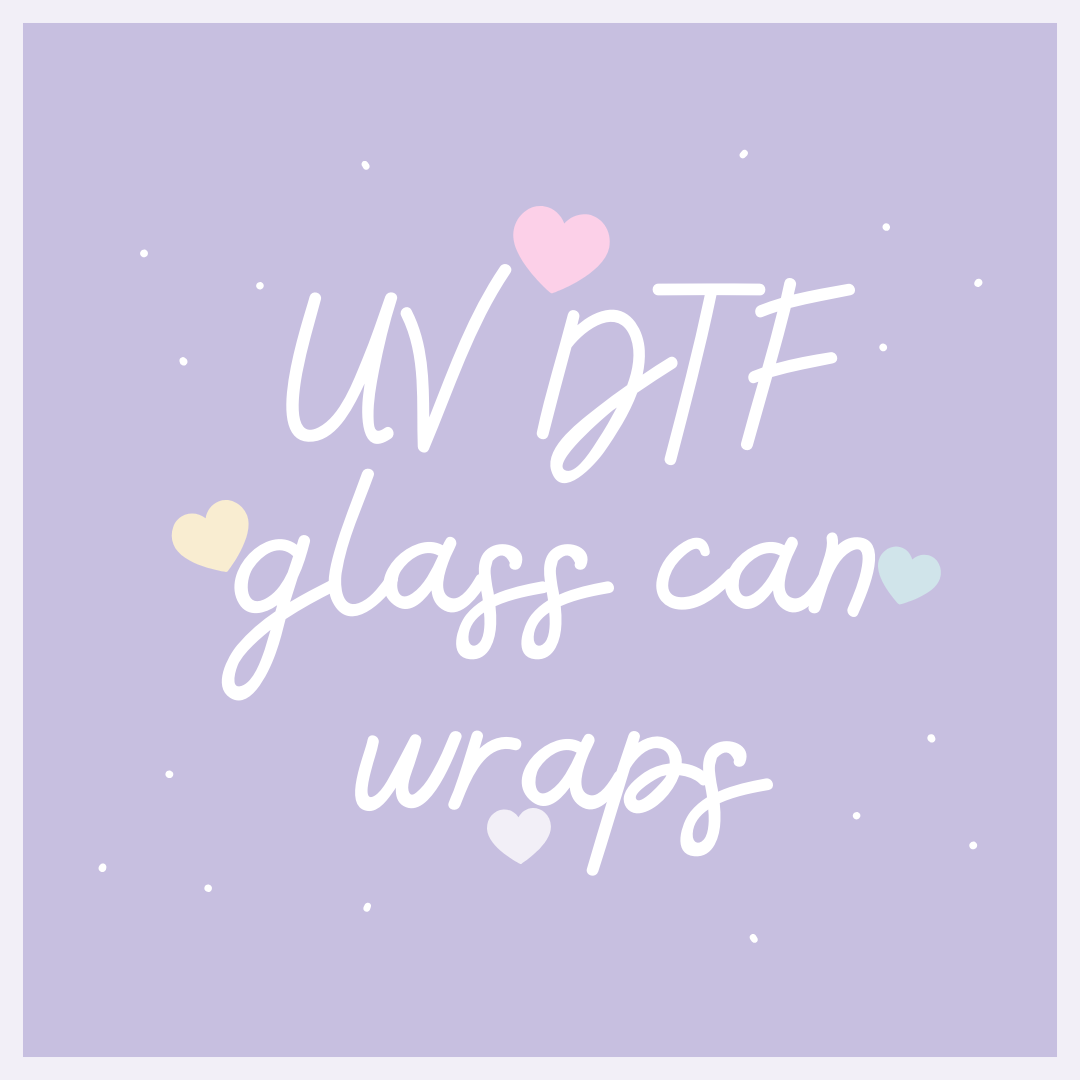 Love bites UV DTF cup wrap