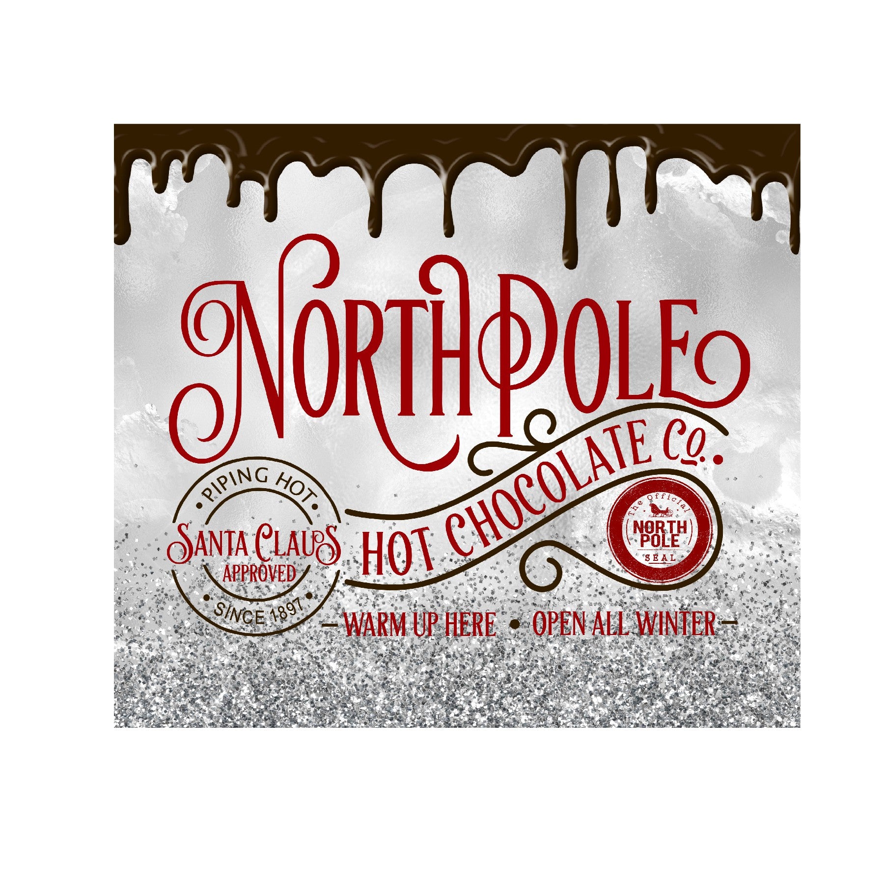 Christmas North Pole Hot Chocolate 20 oz Tumbler