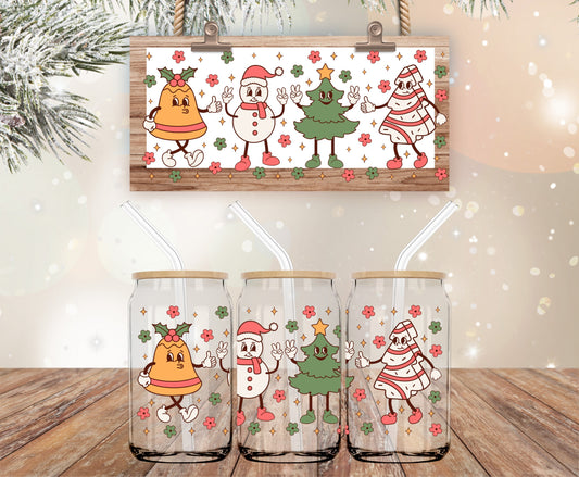 Christmas buddies vinyl wrap