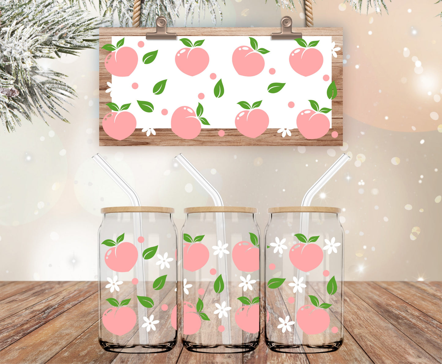 Peaches vinyl libbey wrap