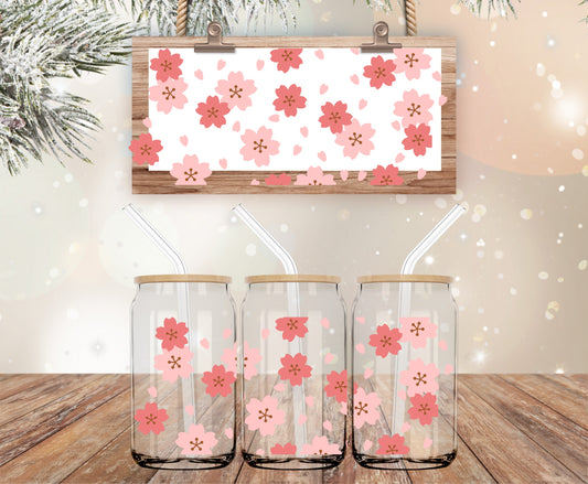 Cherry blossom vinyl libbey wrap