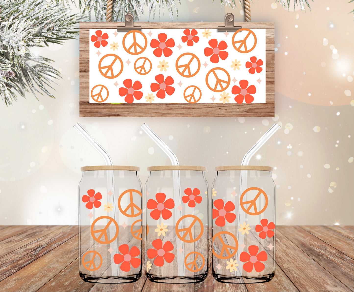 Retro Vinyl libbey wrap