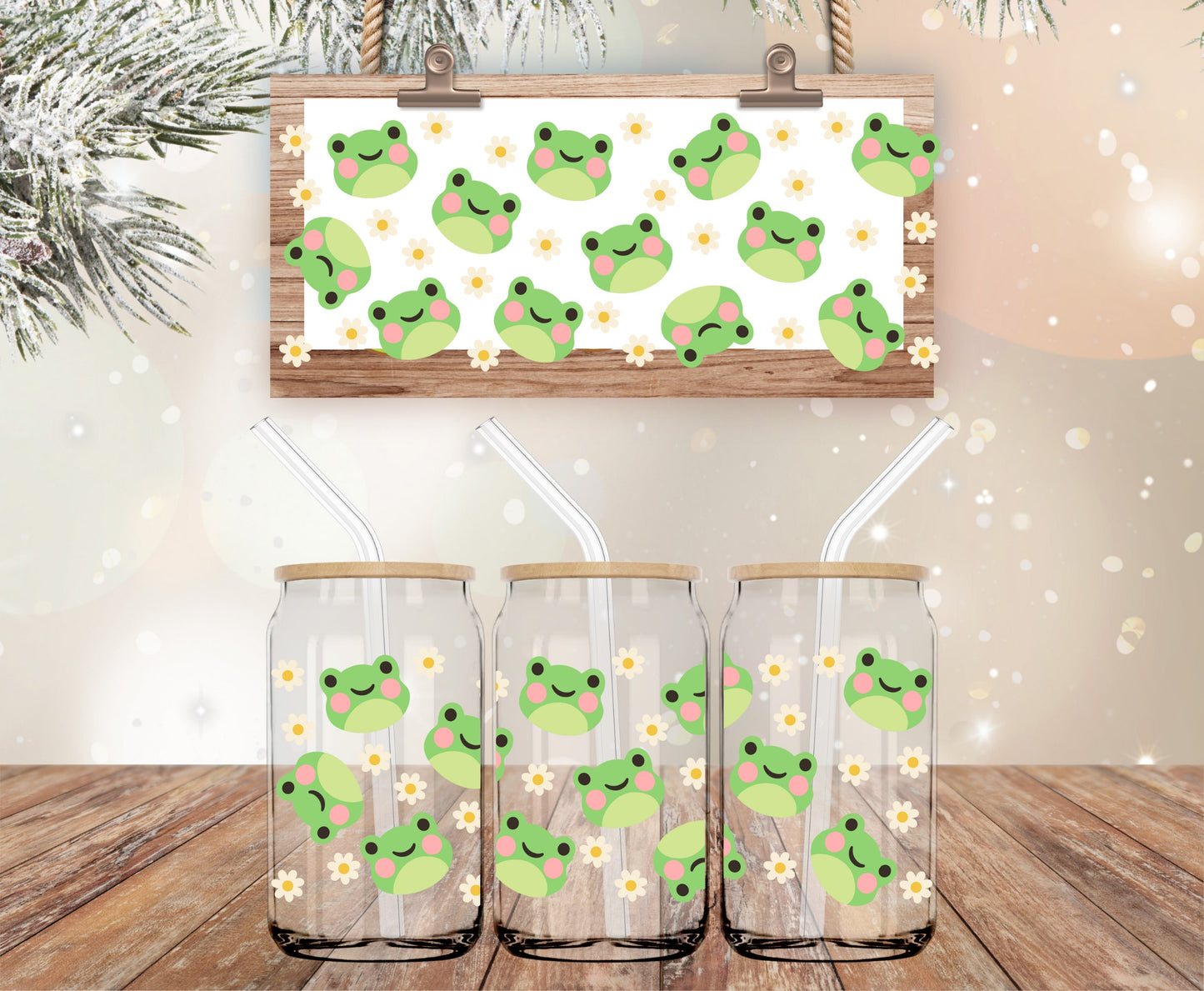 Frog vinyl libbey wrap