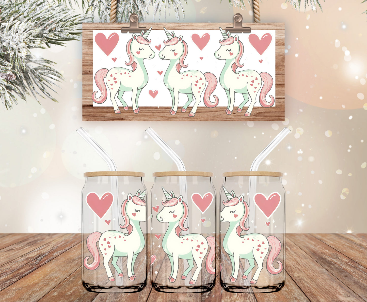 Unicorn Vinyl libbey wrap