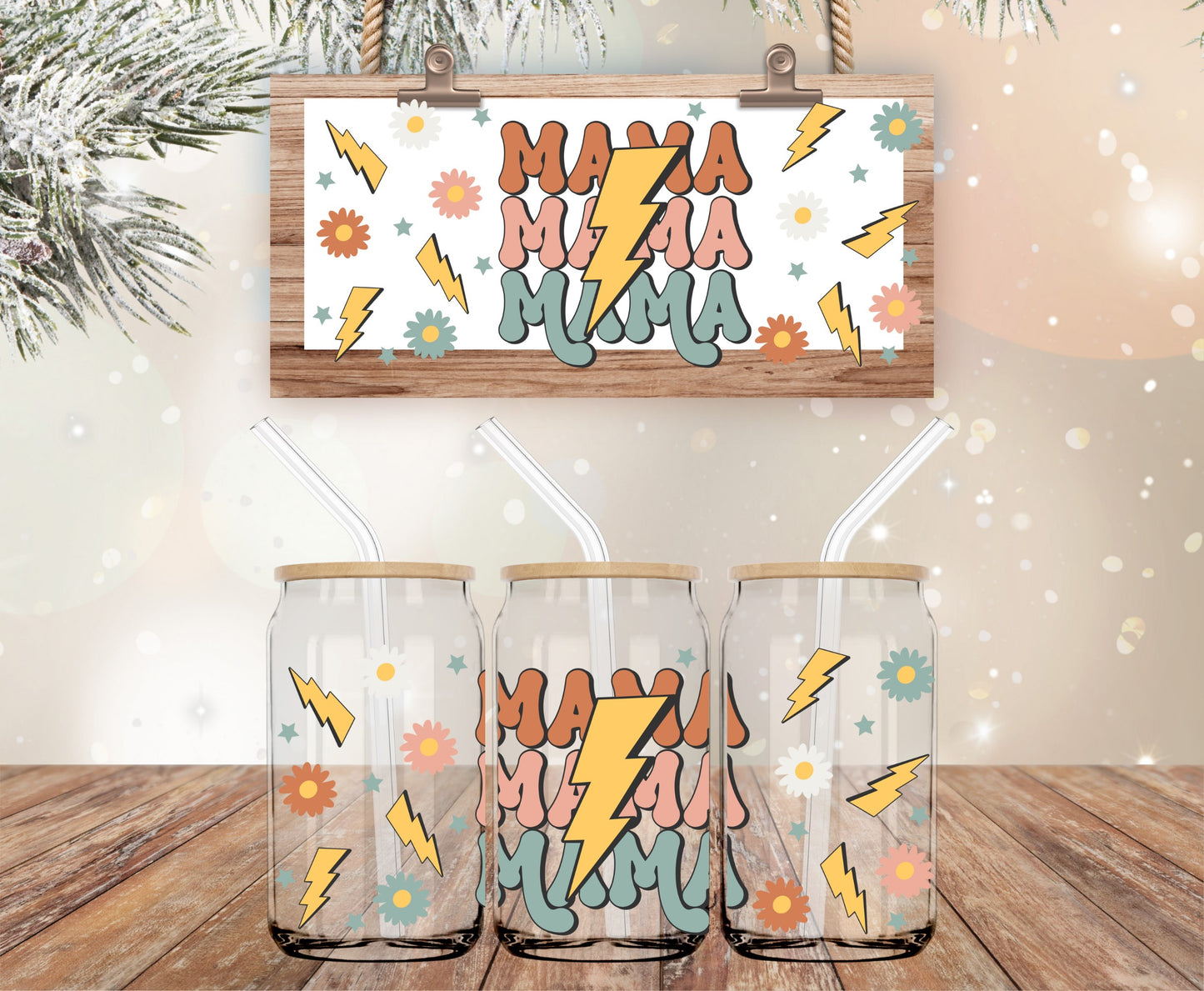 Mama retro libbey wrap