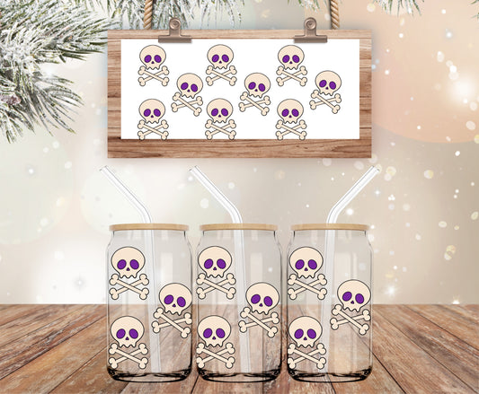 Skulls libbey wrap