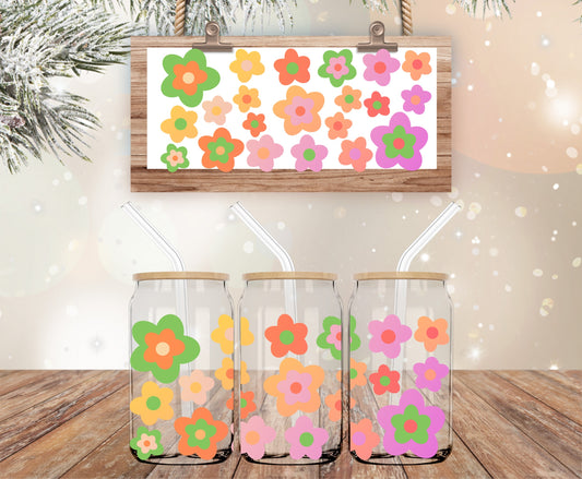 Boho floral libbey vinyl wrap