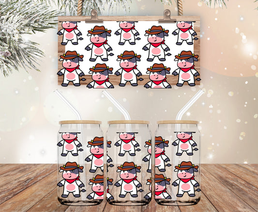 Cowboy cows libbey wrap