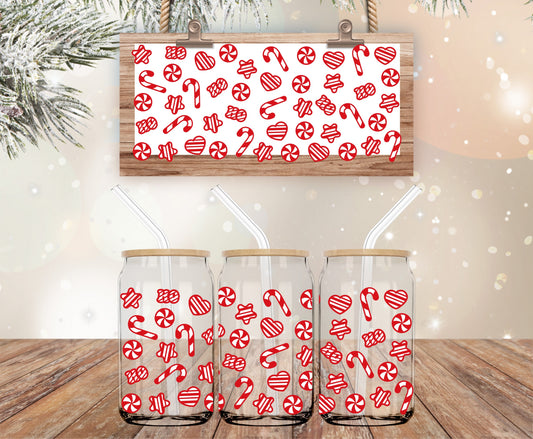 Winter candy vinyl libbey wrap