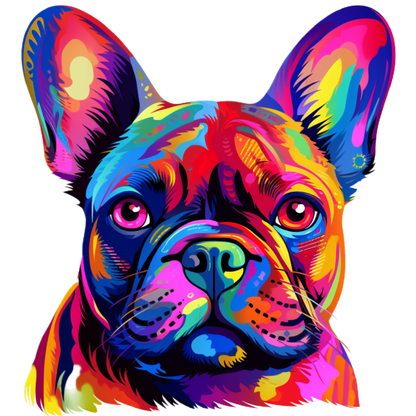 Neon Dog Vinyl decal