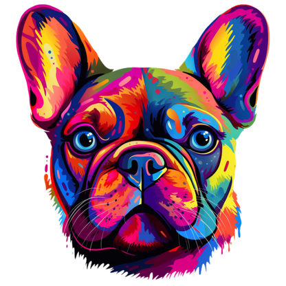 Neon Dog Vinyl decal