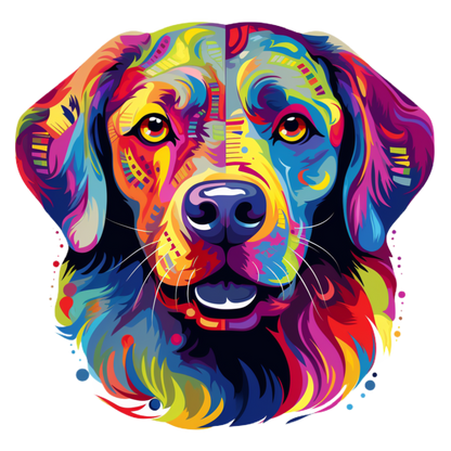 Neon Dog Vinyl decal