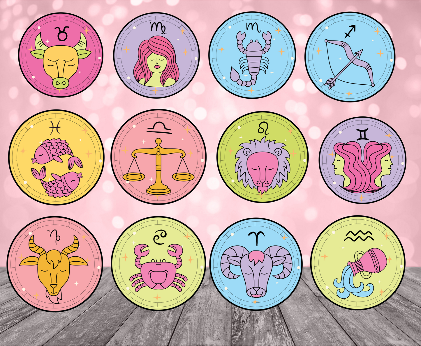 Zodiac Sign Vinyl Decal