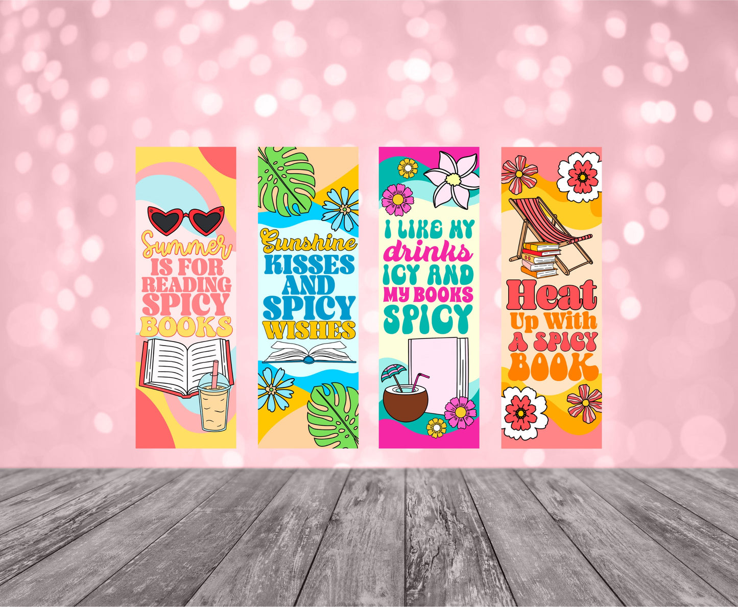 Spicy Books Bookmark Decals