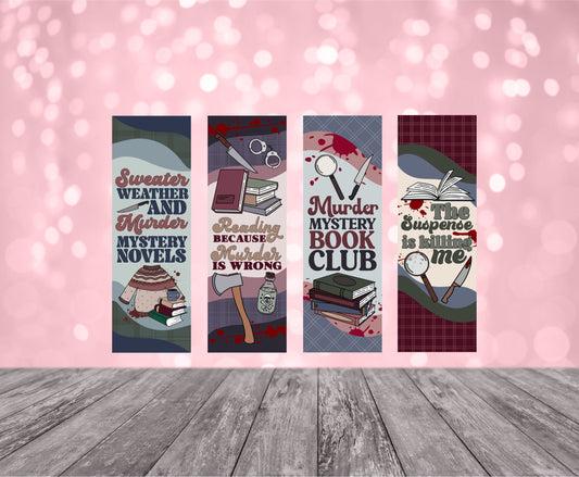 Mystery Books Bookmark Decals