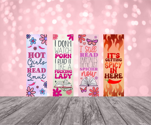 Spicy Book Bookmark Decals