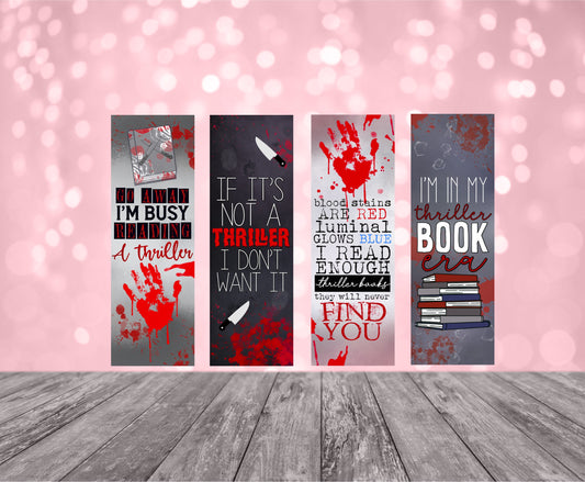 Thriller Book Bookmark Decals