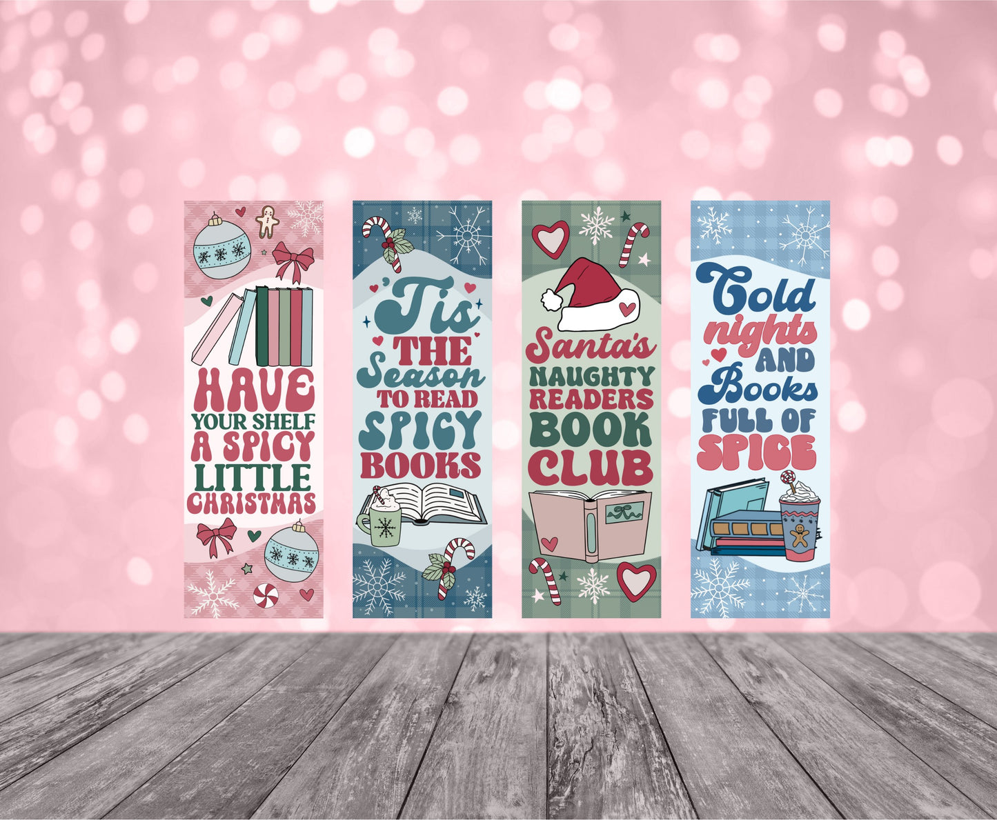 Spicy Christmas Bookmark Decals