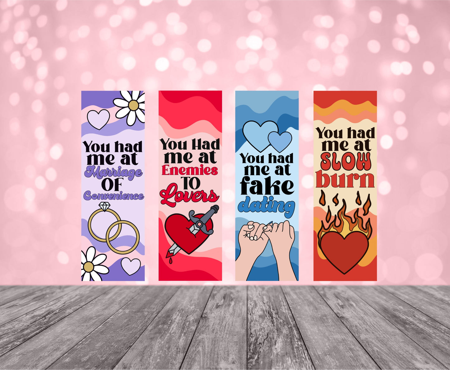 Slow Burn Bookmark Decals