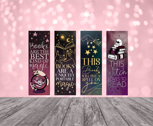 Witchy Bookmark Decals