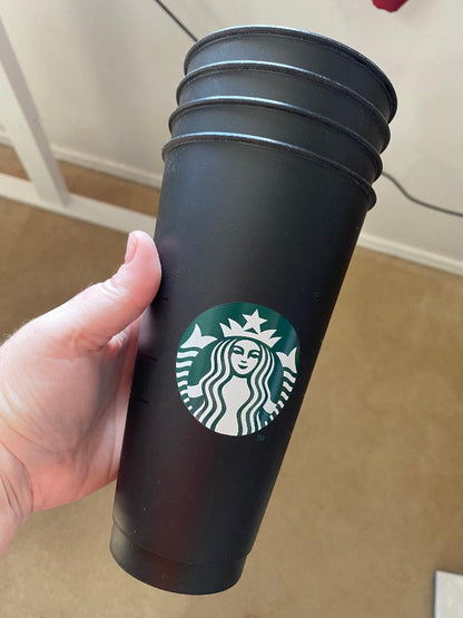 Plastic blank cup bundle