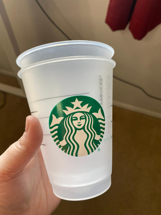 Plastic blank cup bundle