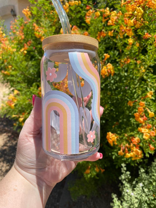 Boho rainbows cup