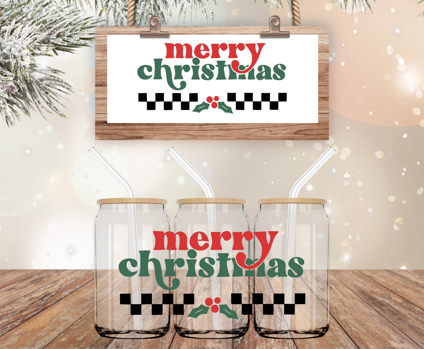 Merry Christmas decal