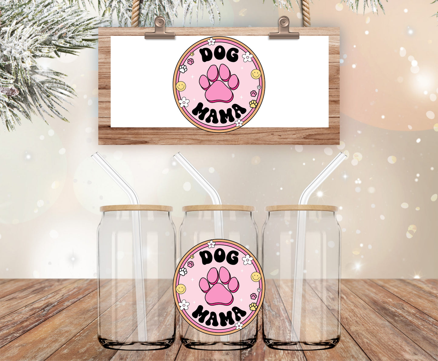 Dog Mama vinyl decal