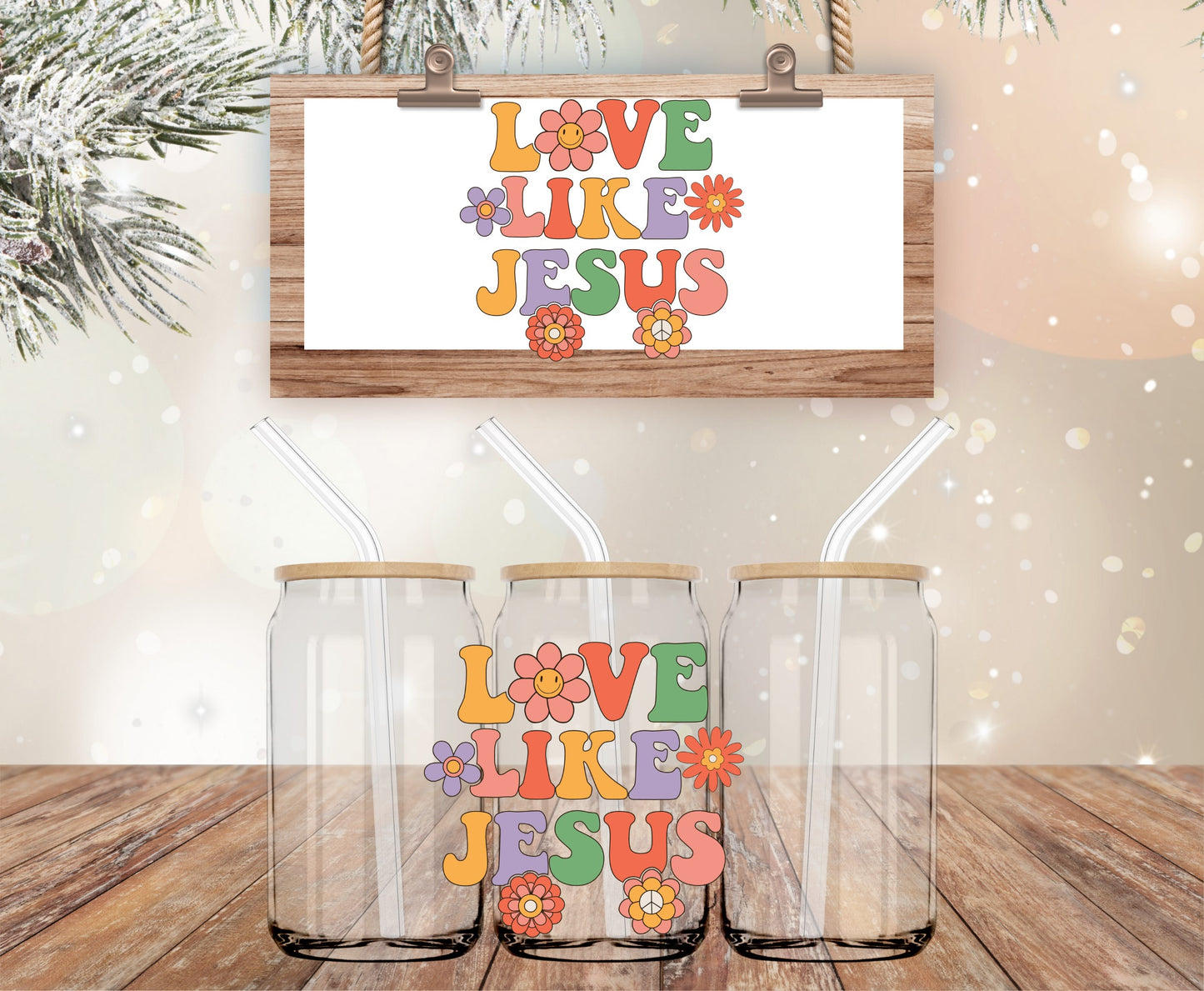 Love like Jesus decal