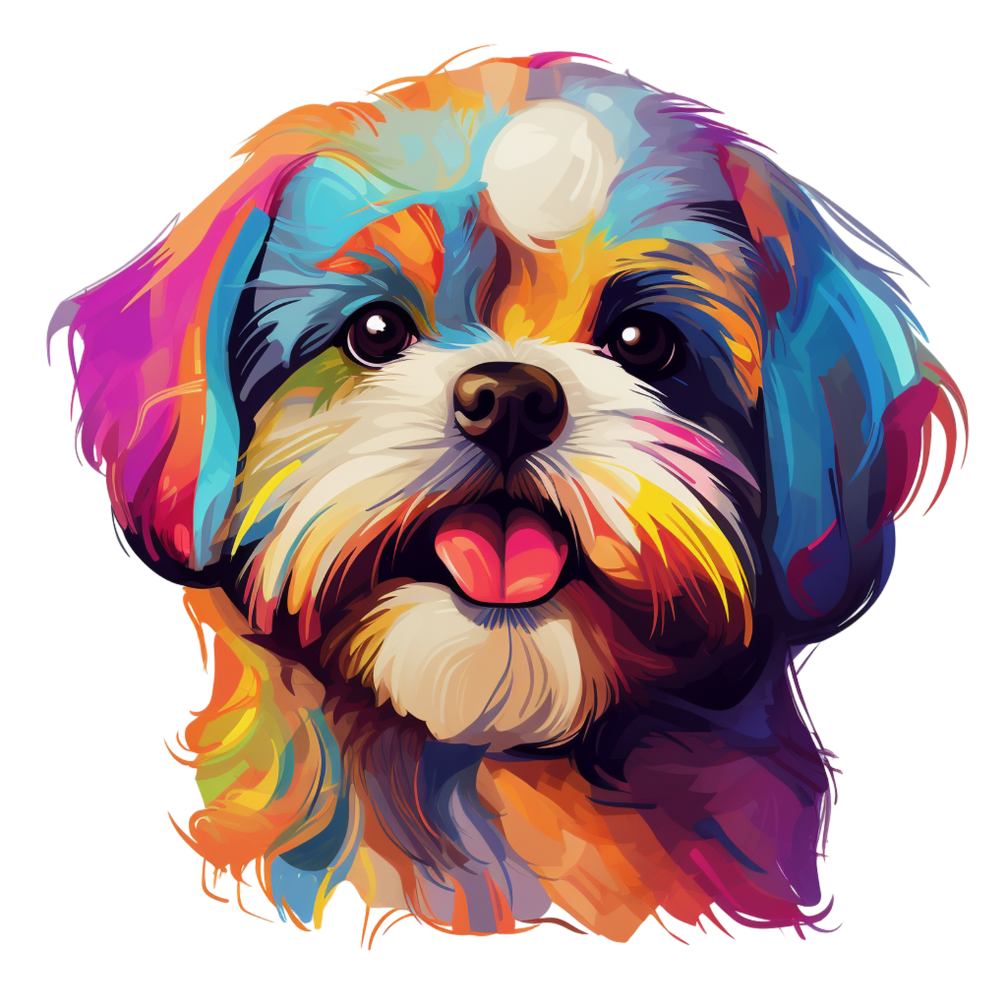 Neon Dog Vinyl decal