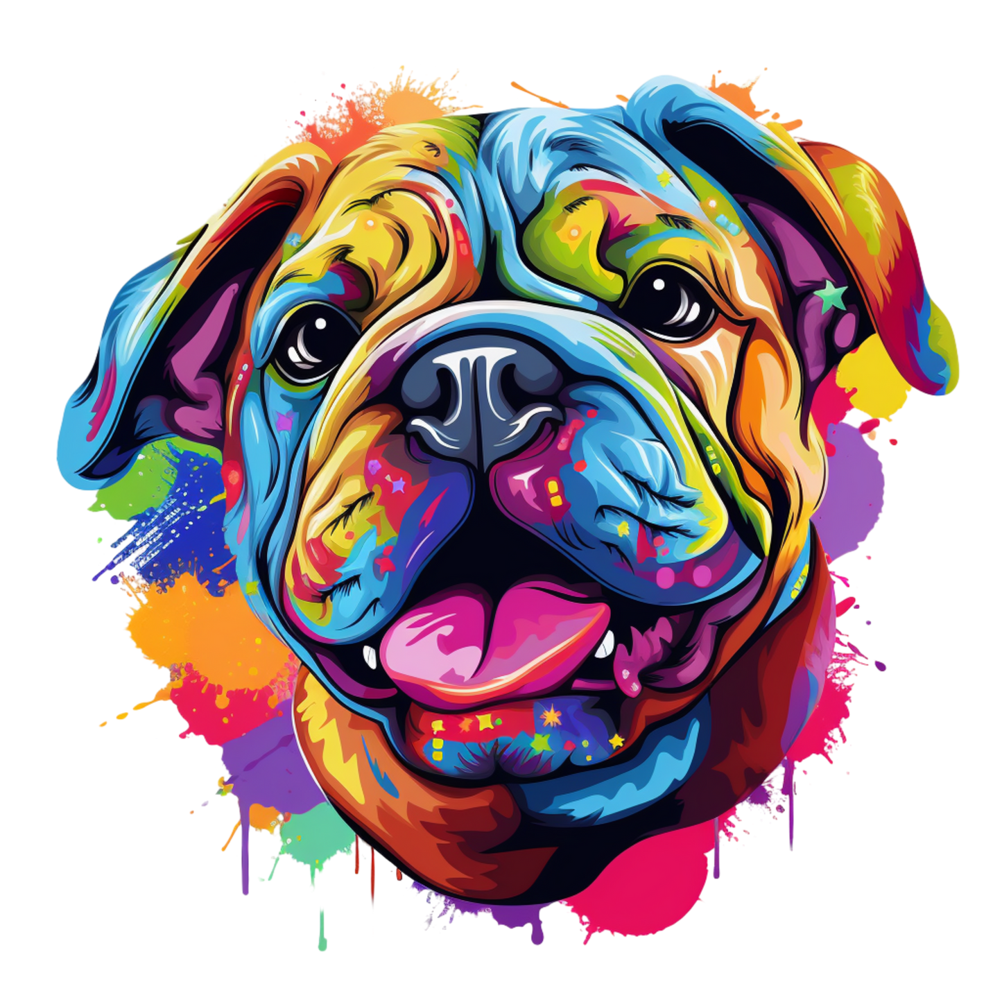 Neon Dog Vinyl decal