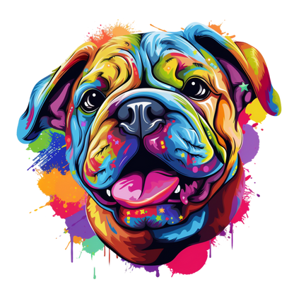 Neon Dog Vinyl decal