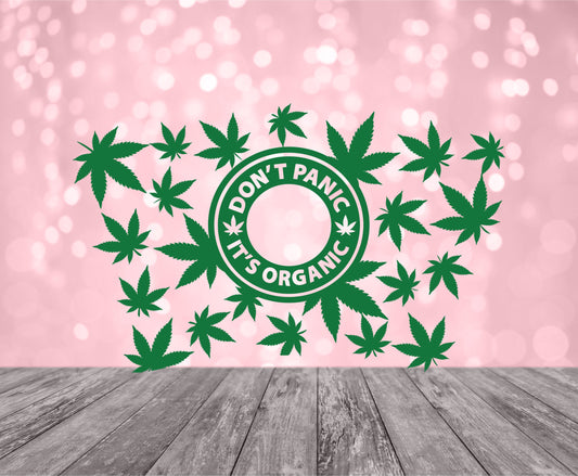 Cannabis cup wrap.  Starbucks cup wrap.