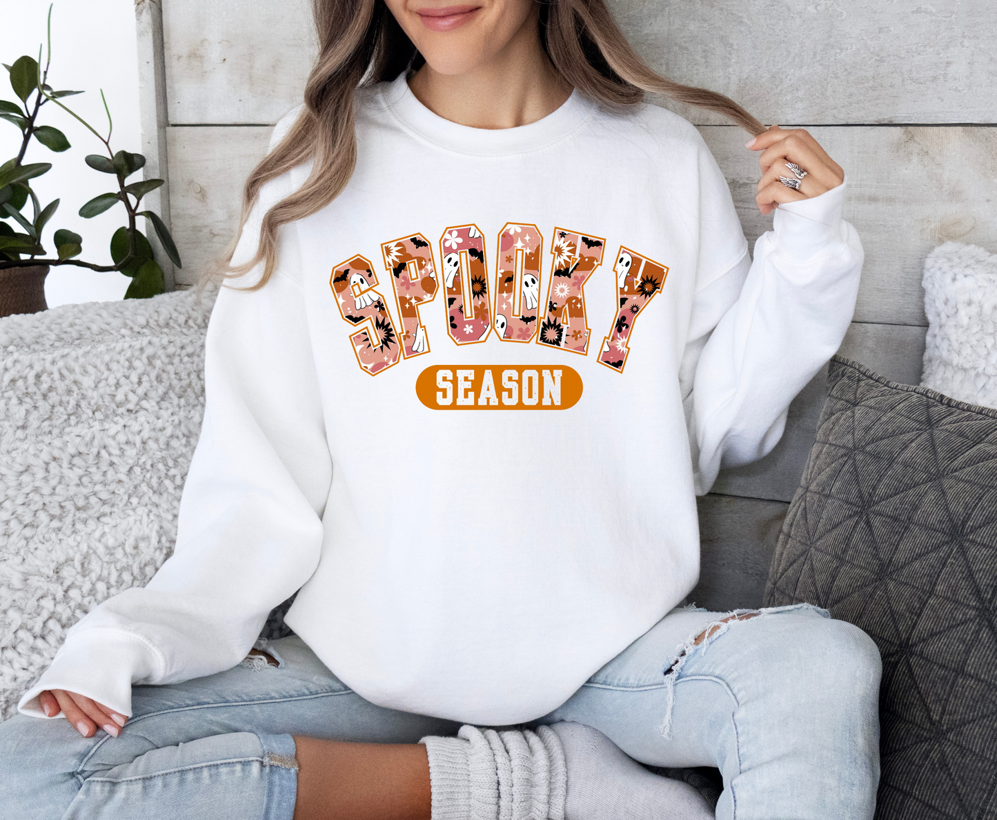 Spooky Season adult full color DTF  transfer print