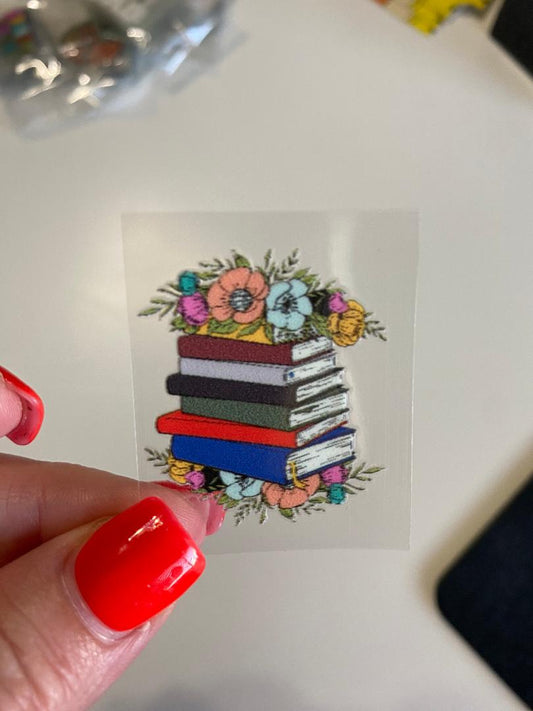 Books UV keychain transfer