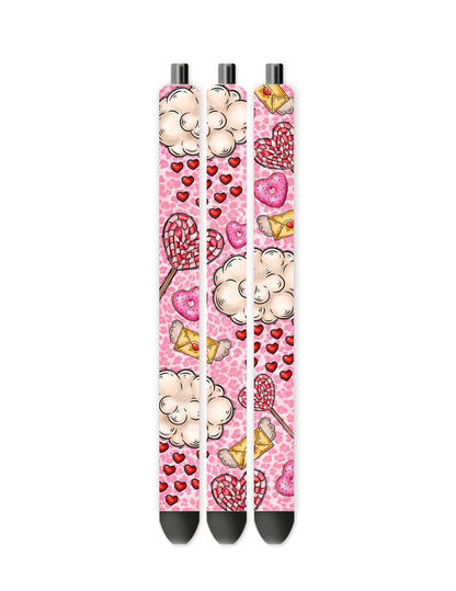 Valentine snacks pen wrap