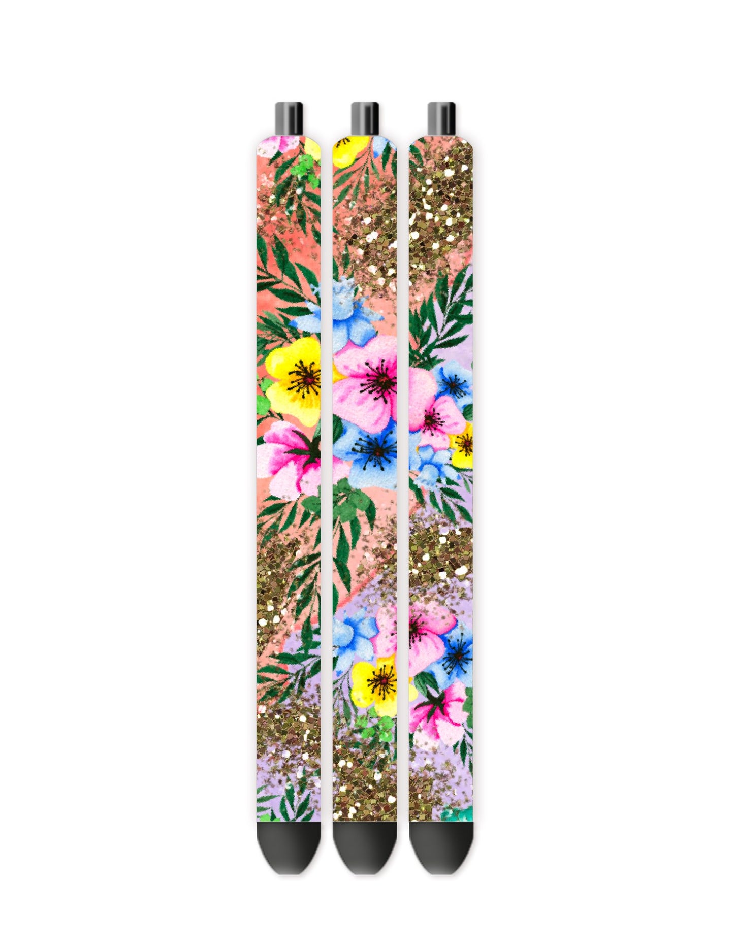 Floral pen wrap