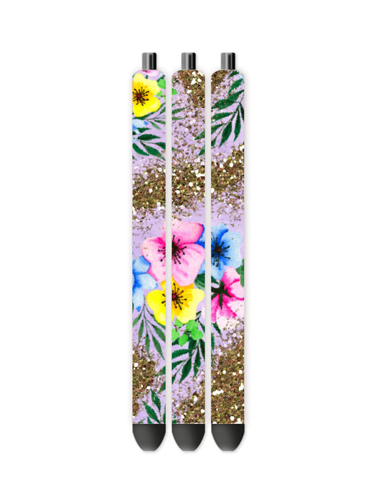 Summer floral pen wrap