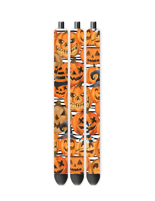 Pumpkin faces pen wrap