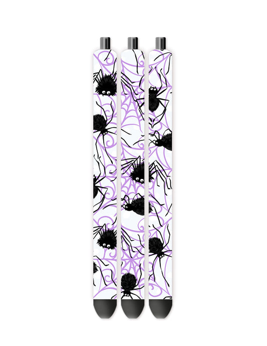 Spider web pen wrap