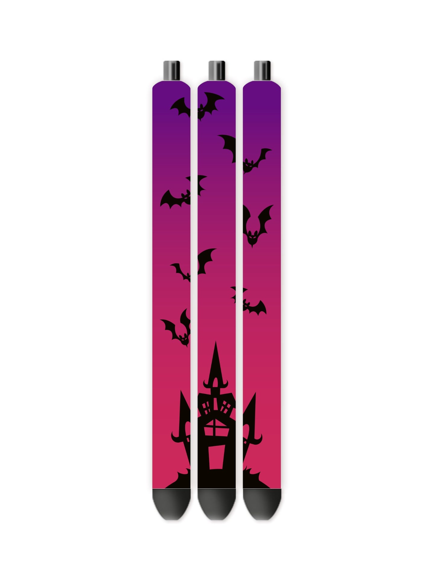 Ombre Halloween graveyard pen wrap