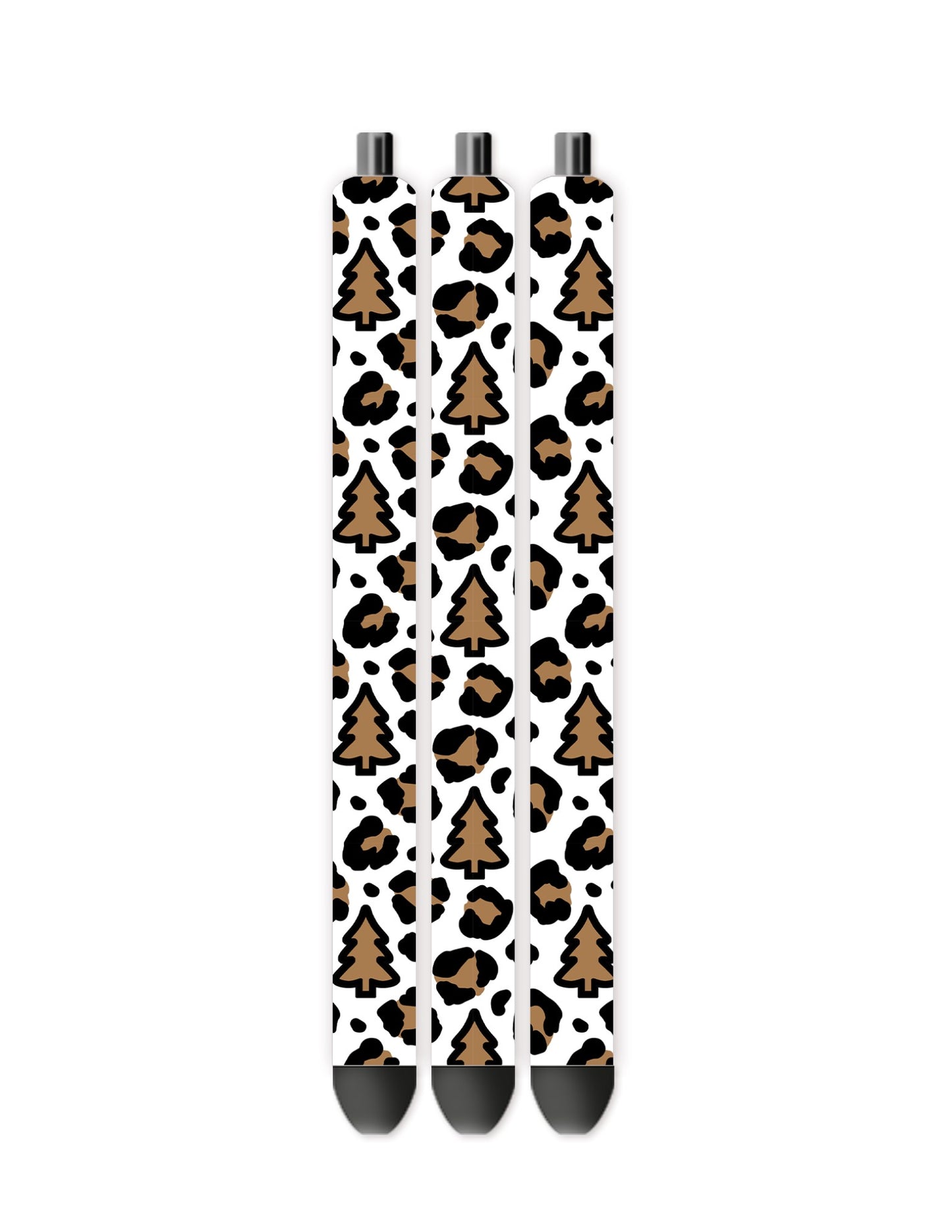 Cheetah tree Christmas pen wrap