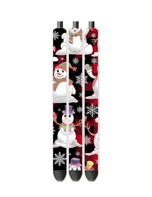 Snowman pen wrap