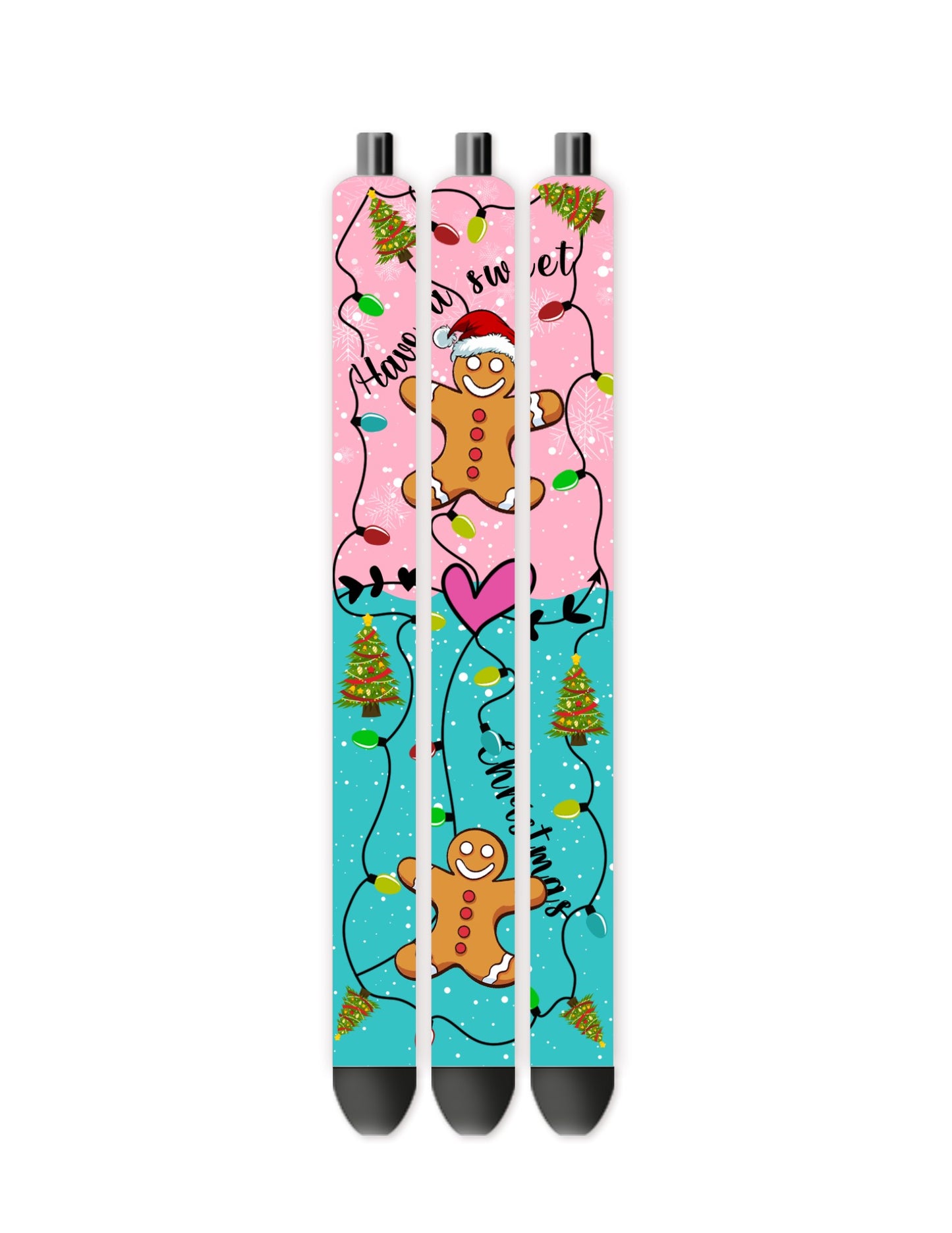 Colorful Christmas pen wrap