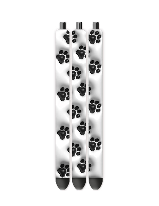 Puffy paw print pen wrap