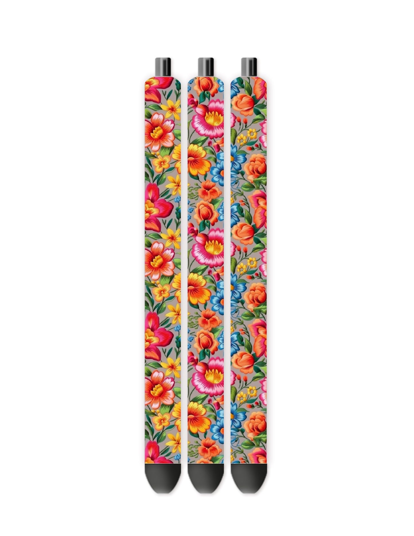 Floral pen wrap