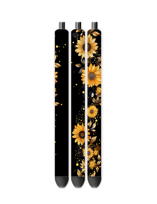 Sunflower pen wrap