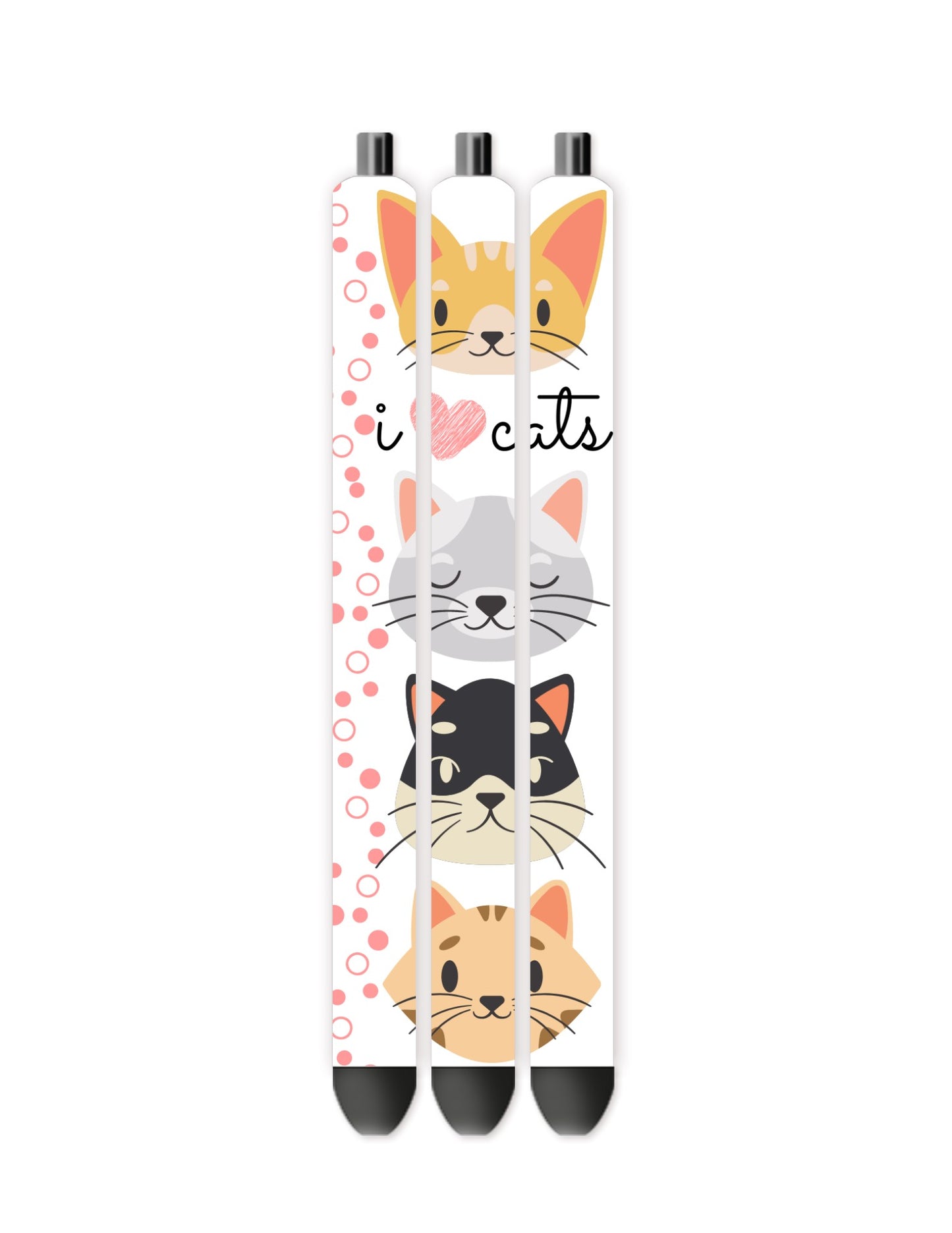 I love cats pen wrap