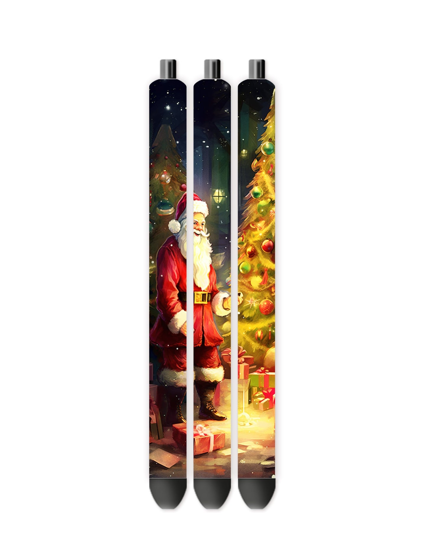 Santa at the tree pen wrap